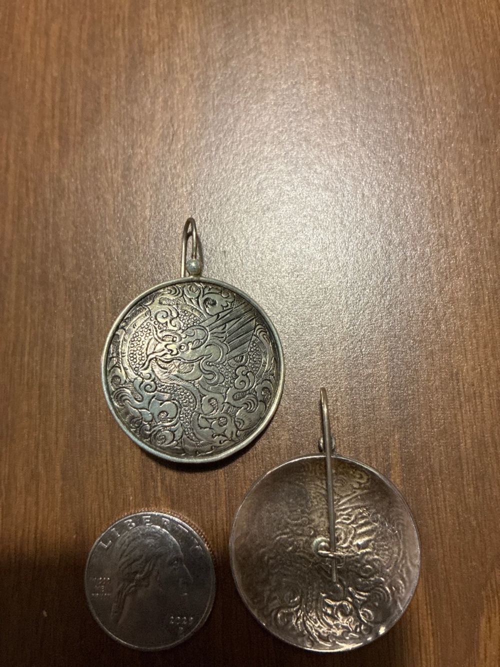 Large Sterling Silver Earrings